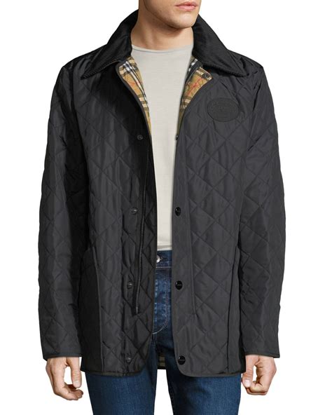 burberry zip up jacket mens|Burberry shell jacket.